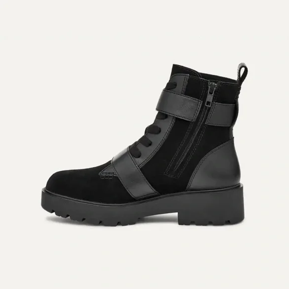 NEW UGG ZORRAH CALF HAIR BLACK BOOT Size: 11 - Picture 6 of 9